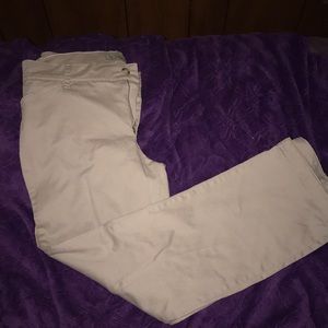 Mid-Rise Boot-Cut Khakis for Women